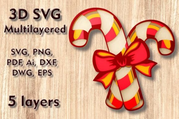Christmas Candy 3D Svg Multilayer Files: A Practical Guide to Festive Laser Cutting