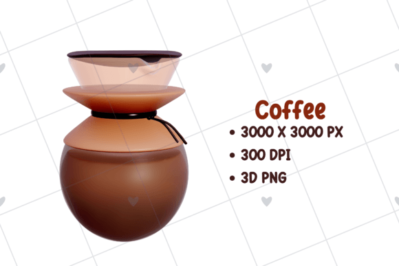 Coffee Shop 3D PNG Clipart for Creators