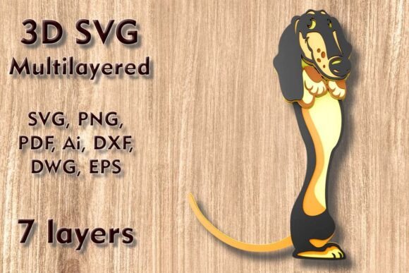 Crafting Precision: A Guide to Dachshund 3D SVG Multilayer Laser Files