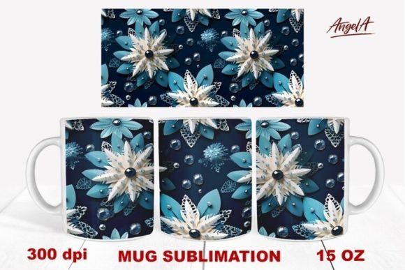 Elevate Holiday Merch with 3D Sublimation Christmas Mug Designs