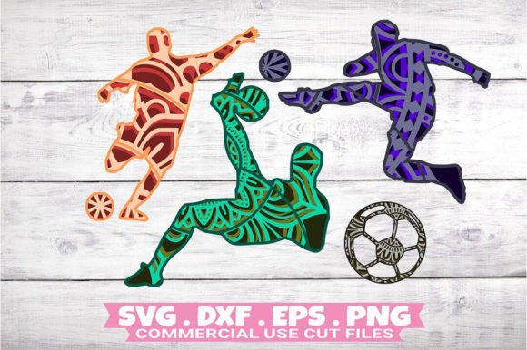 Elevating Sports Design with the 3D Football SVG Bundle Soccer Svg