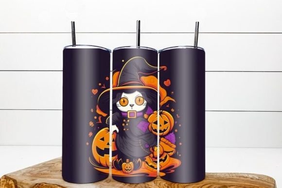 Halloween Cat and Tumbler Wraps: Elevating Your DIY Holiday Crafts