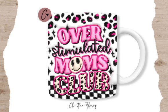 Inflated Over Stimulated Moms Club PNG