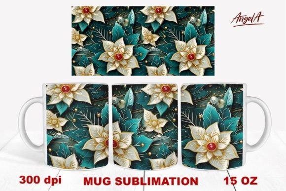 Mastering the Sublimation Christmas Mug White Flowers Design for Professional Results