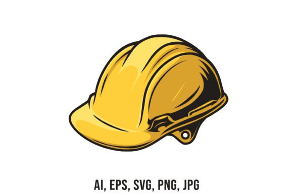 Safety Helmet Vector Drawing Design: Practical Uses for Creators and Businesses