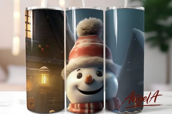 Snowman Tumbler Christmas PNG Guide