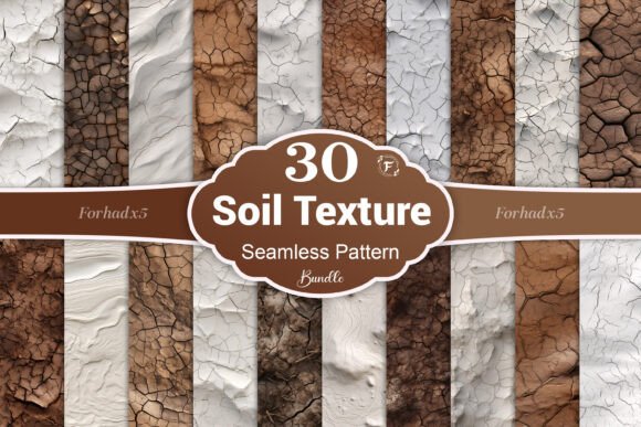 Soil Texture Seamless Pattern: Bringing Organic Realism to Digital and Print Design