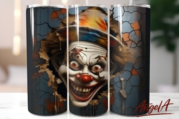 Unleashing Nightmares: The Rise of the Scary Clown Tumbler in Halloween Decor